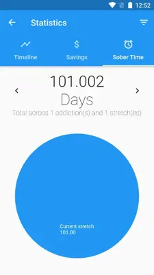 Sober Time android App screenshot 3